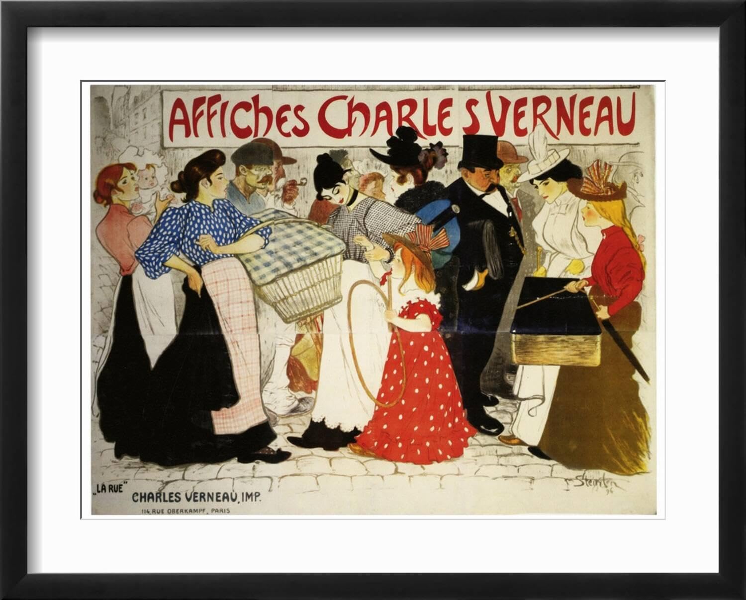 Amazon.com: ART.COM Wall Art Print Affiches Charles Verneau-La Rue